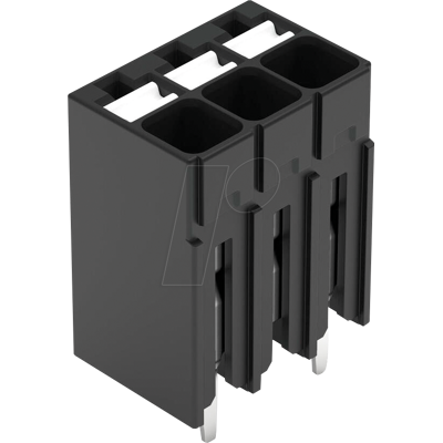 WAGO 2086-1123 - Terminal de montaje en PCB THR, pulsador, 1,5 mm², 3 polos WAGO 2086-1123 - Terminal de montaje en PCB THR, pulsador, 1,5 mm², 3 polos