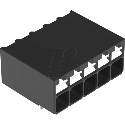 WAGO 2086-1225 - Terminal de montaje en PCB THR, pulsador, 1,5 mm², 5 polos WAGO 2086-1225 - Terminal de montaje en PCB THR, pulsador, 1,5 mm², 5 polos