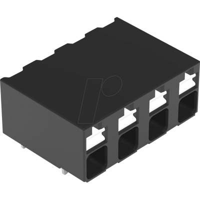 WAGO 2086-3204 - Terminal de montaje en PCB THR, pulsador, 1,5 mm², 4 polos WAGO 2086-3204 - Terminal de montaje en PCB THR, pulsador, 1,5 mm², 4 polos