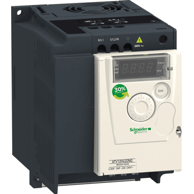 Convertidor de frecuencia Schneider Electric ATV12 1,5kW - Compacto y Industrial Convertidor de frecuencia Schneider Electric ATV12 1,5kW - Compacto y Industrial