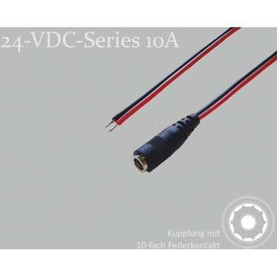 BKL 075904-750 - Cable adaptador, 750 mm, acoplamiento de CC en extremos libres BKL 075904-750 - Cable adaptador, 750 mm, acoplamiento de CC en extremos libres
