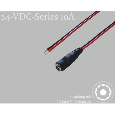 BKL 075905-750 - Cable adaptador, 750 mm, acoplamiento de CC en extremos libres BKL 075905-750 - Cable adaptador, 750 mm, acoplamiento de CC en extremos libres