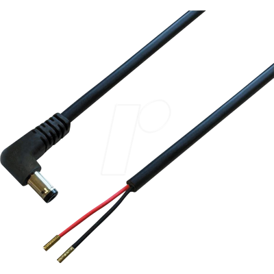 BKL 076103 - Conector de cable DC en ángulo, 2,5/5,5 mm, 2,0 m, 48 V, BKL 076103 - Conector de cable DC en ángulo, 2,5/5,5 mm, 2,0 m, 48 V,