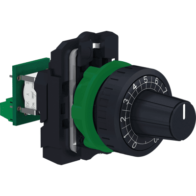 SCHNEIDER ELECTRIC XB5AD912R47K - Potenciómetro, unidad completa con resistor de 47 kOhm, p SCHNEIDER ELECTRIC XB5AD912R47K - Potenciómetro, unidad completa con resistor de 47 kOhm, p