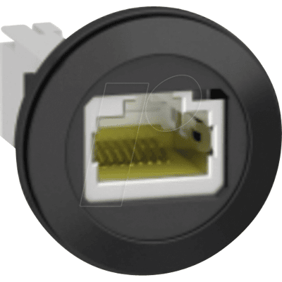 SCHNEIDER ELECTRIC XB5PRJ45 - Conector hembra empotrable RJ45, 22 mm de diámetro, negro SCHNEIDER ELECTRIC XB5PRJ45 - Conector hembra empotrable RJ45, 22 mm de diámetro, negro