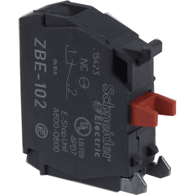 SCHNEIDER ELECTRIC ZBE102 - Bloque de conmutación auxiliar para contactos XB4, XB5, 1 SCHNEIDER ELECTRIC ZBE102 - Bloque de conmutación auxiliar para contactos XB4, XB5, 1