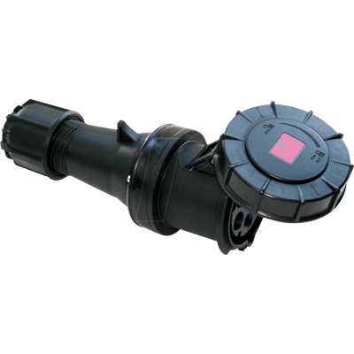 Acoplamiento CEE PCE Power Twist 235-6xs - 63A, 5P, negro Acoplamiento CEE PCE Power Twist 235-6xs - 63A, 5P, negro