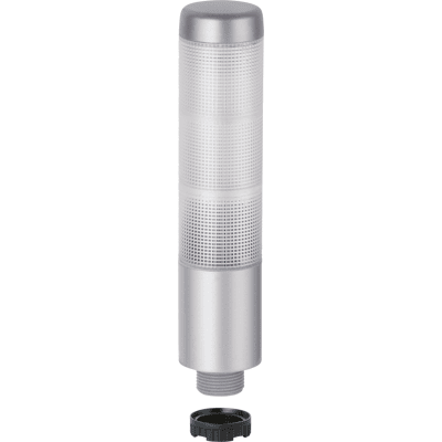 Torre de señalización Werma - Compacta 37, LED, 3 luces, Transparente, 85dB, 24V Torre de señalización Werma - Compacta 37, LED, 3 luces, Transparente, 85dB, 24V