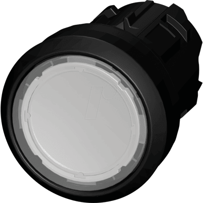 Siemens Modelo 3SU1000-0AB70-0AA0 - Botón pulsador redondo transparente Siemens Modelo 3SU1000-0AB70-0AA0 - Botón pulsador redondo transparente