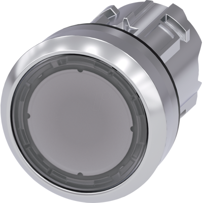 Siemens SIRIUS ACT 3SU1050-0AB70-0AA0 Botón pulsador metálico transparente - Pulsador Siemens SIRIUS ACT 3SU1050-0AB70-0AA0 Botón pulsador metálico transparente - Pulsador