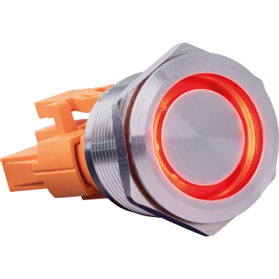 Joy-it Botón 22B Bloqueo Rojo - Interruptor pulsador IP67, 7A Joy-it Botón 22B Bloqueo Rojo - Interruptor pulsador IP67, 7A