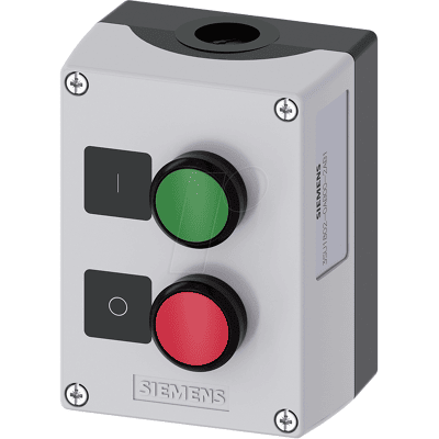 SIEMENS SIE 1802-0AB00 - Pulsador 22 mm - 2 vías, 1 NC/1 NO, rojo/verde SIEMENS SIE 1802-0AB00 - Pulsador 22 mm - 2 vías, 1 NC/1 NO, rojo/verde