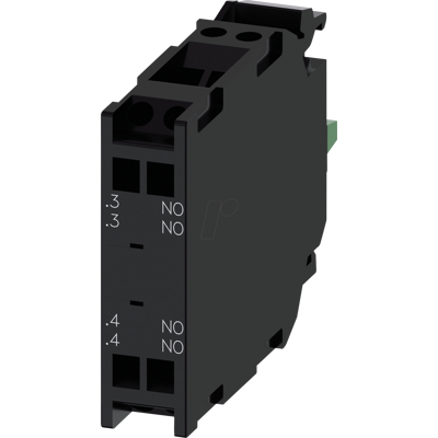 Bloque de contactos Siemens 2NO - 500V AC/DC, Montaje frontal Bloque de contactos Siemens 2NO - 500V AC/DC, Montaje frontal