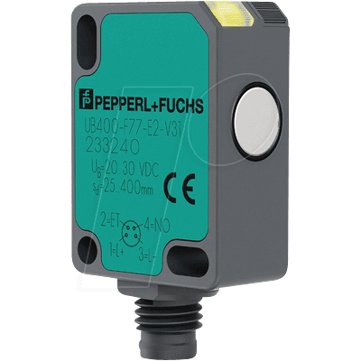 Sensor ultrasónico Pepperl+Fuchs UBR400-F77-E2-V31 - Reflexión Sensor ultrasónico Pepperl+Fuchs UBR400-F77-E2-V31 - Reflexión