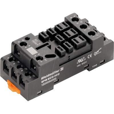 Weidmüller SPW ECO 3CO - Enchufe de relé - Soporte para relés industriales Weidmüller SPW ECO 3CO - Enchufe de relé - Soporte para relés industriales