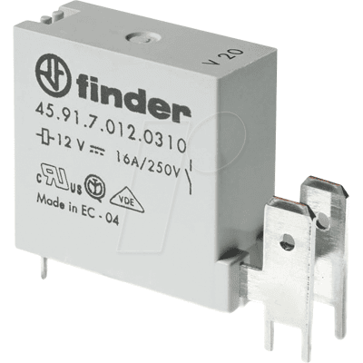 Finder 45.91.7.024.0310 Relé - 24V, 16A, IP40, Unipolar Finder 45.91.7.024.0310 Relé - 24V, 16A, IP40, Unipolar