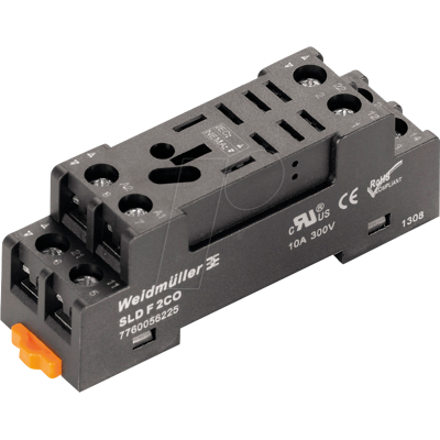 WEIDMÜLLER SLD F 2CO - Relé base D-series DRL para 2 contactos de cambio WEIDMÜLLER SLD F 2CO - Relé base D-series DRL para 2 contactos de cambio