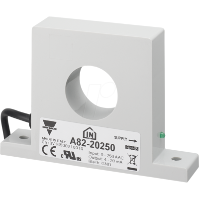 CARLO GAVAZZI A82-20100 - Relé de monitoreo A82, transformador de corriente, medició CARLO GAVAZZI A82-20100 - Relé de monitoreo A82, transformador de corriente, medició