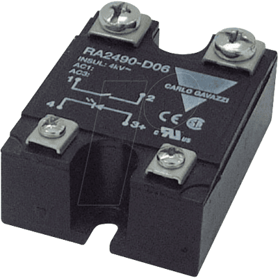 Carlo Gavazzi - RA 4850-D12 - 24-480VAC - Relé de estado sólido Carlo Gavazzi - RA 4850-D12 - 24-480VAC - Relé de estado sólido