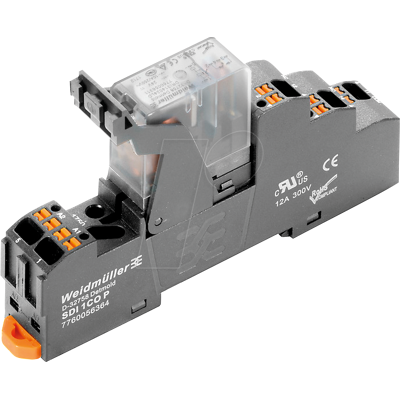Módulo de relé Weidmüller DRIKITP 24VAC 1CO - Contacto único, LED, 24V CA Módulo de relé Weidmüller DRIKITP 24VAC 1CO - Contacto único, LED, 24V CA