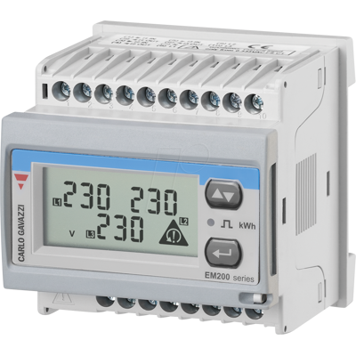 CARLO GAVAZZI EM21072DMV53XOSX - Medidor de energía EM210, 3 fases, pantalla LCD extra&iac CARLO GAVAZZI EM21072DMV53XOSX - Medidor de energía EM210, 3 fases, pantalla LCD extra&iac