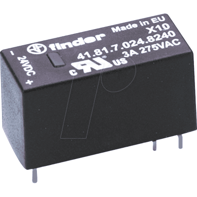 Finder Relé de estado sólido - 3A, 240V CA, Cruce por cero Finder Relé de estado sólido - 3A, 240V CA, Cruce por cero