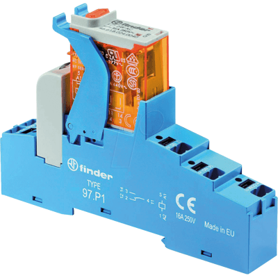 Finder 4C.P1.8.024.0060 - Relé - 1 Contacto Inversor - 24V CA Finder 4C.P1.8.024.0060 - Relé - 1 Contacto Inversor - 24V CA