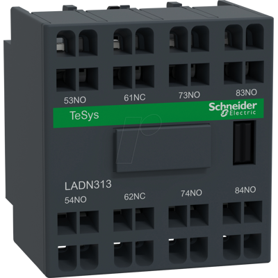 SCHNEIDER ELECTRIC LADN313 - Bloque de interruptores auxiliares, TeSys D, 1 NC, 3 no, conexi& SCHNEIDER ELECTRIC LADN313 - Bloque de interruptores auxiliares, TeSys D, 1 NC, 3 no, conexi&