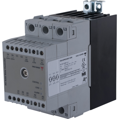 CARLO GAVAZZI RGC3P60V20EDP - Relé de estado sólido RGC3 proporcional, 3 pines, 20 A, 1 CARLO GAVAZZI RGC3P60V20EDP - Relé de estado sólido RGC3 proporcional, 3 pines, 20 A, 1