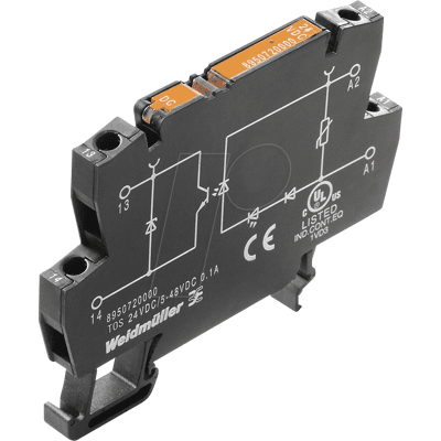 WEIDMÜLLER TOS 24-230 0,1A - RELÉ DE ESTADO SÓLIDO 1 NO, 24 - 230 V CA / 24 V CC, 0,1 WEIDMÜLLER TOS 24-230 0,1A - RELÉ DE ESTADO SÓLIDO 1 NO, 24 - 230 V CA / 24 V CC, 0,1