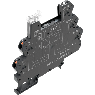 WEIDMÜLLER TRP 24-230VUC 1W - Zócalo de relé TERMSERIES para 1 cambiador WEIDMÜLLER TRP 24-230VUC 1W - Zócalo de relé TERMSERIES para 1 cambiador