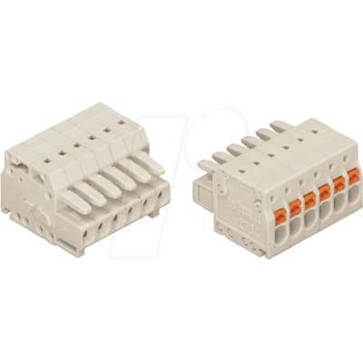 WAGO 2734-110 - Regleta de muelle MCS-Mini+pulsador,RM 3,5mm, 10 polos WAGO 2734-110 - Regleta de muelle MCS-Mini+pulsador,RM 3,5mm, 10 polos