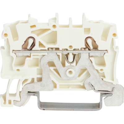 WAGO 2002-1208 - Terminal de conductor de doble capa de blindaje - Blanco WAGO 2002-1208 - Terminal de conductor de doble capa de blindaje - Blanco