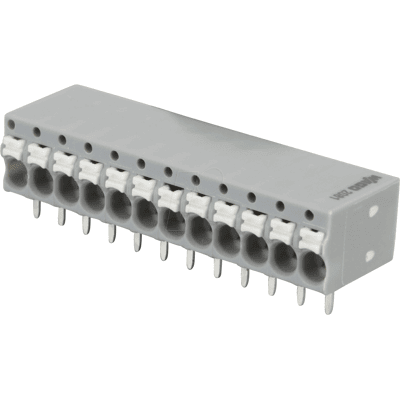 WAGO 2081-1212 - Terminal de PCB de 12 pines, 1,5mm², gris WAGO 2081-1212 - Terminal de PCB de 12 pines, 1,5mm², gris