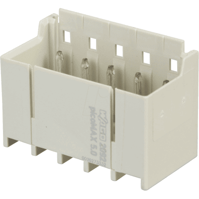 WAGO 2092-1405 - Regleta de conectores macho picoMAX 5.0 recta de 5 polos WAGO 2092-1405 - Regleta de conectores macho picoMAX 5.0 recta de 5 polos
