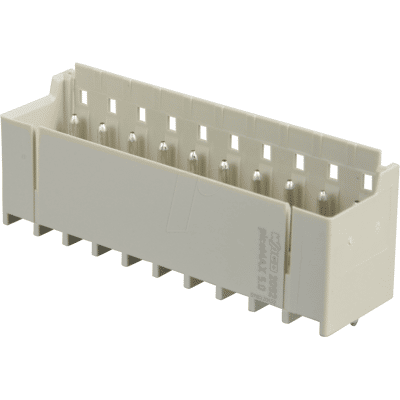 Conector macho WAGO 2092-1410-100 10 polos - Paso 5 mm Conector macho WAGO 2092-1410-100 10 polos - Paso 5 mm