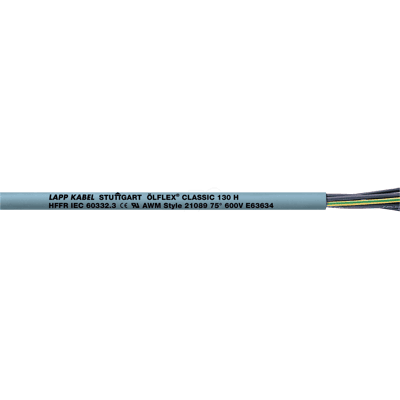 LAPP CL30H 4G0,5-100 - Cable de control CLASSIC 130 H, 4 x 0,5 mm, 100 m, con PE LAPP CL30H 4G0,5-100 - Cable de control CLASSIC 130 H, 4 x 0,5 mm, 100 m, con PE