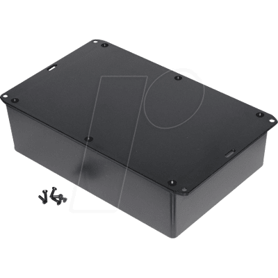 HAMMOND MANUFACTURING 1591XXFFLBK - Caja de brida, serie 1591, 150 x 221 x 60 mm, negra HAMMOND MANUFACTURING 1591XXFFLBK - Caja de brida, serie 1591, 150 x 221 x 60 mm, negra