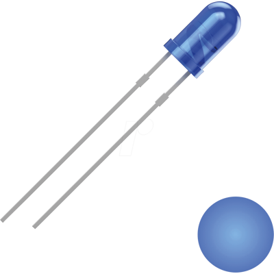 QUADRIOS QUAD 2111O151 - LED, 3 mm, con cable, azul, 1300 mcd, 30°. QUADRIOS QUAD 2111O151 - LED, 3 mm, con cable, azul, 1300 mcd, 30°.