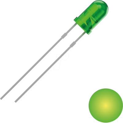 QUADRIOS QUAD 2111O153 - LED, 3 mm, con cable, amarillo-verde, 700 mcd, 30°. QUADRIOS QUAD 2111O153 - LED, 3 mm, con cable, amarillo-verde, 700 mcd, 30°.