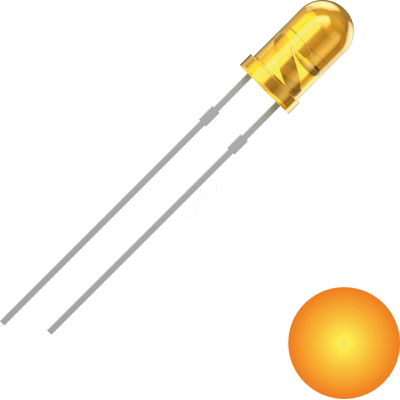 Quadrios 2111O154 LED Amarillo Con Cable - Componentes Electrónicos Quadrios 2111O154 LED Amarillo Con Cable - Componentes Electrónicos