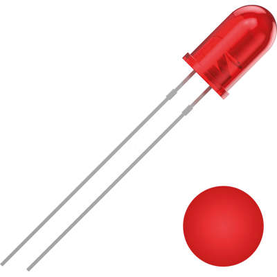 QUADRIOS QUAD 2111O160 - LED Rojo de 5 mm, 700mcd, 30° - Indicador de Luz QUADRIOS QUAD 2111O160 - LED Rojo de 5 mm, 700mcd, 30° - Indicador de Luz