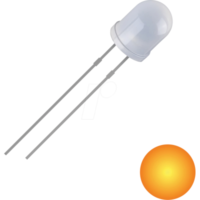 QUADRIOS QUAD 2111O165 - LED de 3 mm con cable, amarillo, 700 mcd, 30°. QUADRIOS QUAD 2111O165 - LED de 3 mm con cable, amarillo, 700 mcd, 30°.