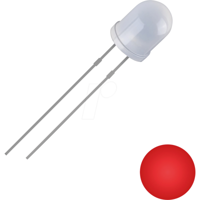 Quadrios 2111O166 LED circular roja - 3mm, 700mcd, 30°, 20mA, 2V Quadrios 2111O166 LED circular roja - 3mm, 700mcd, 30°, 20mA, 2V