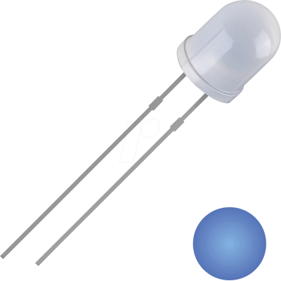 QUADRIOS QUAD 2111O168 - LED de 5 mm con cable, azul, 1300 mcd, 30°. QUADRIOS QUAD 2111O168 - LED de 5 mm con cable, azul, 1300 mcd, 30°.