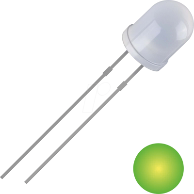 QUADRIOS QUAD 2111O170 - LED de 5 mm con cable, amarillo-verde, 700 mcd, 30°. QUADRIOS QUAD 2111O170 - LED de 5 mm con cable, amarillo-verde, 700 mcd, 30°.