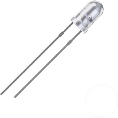 Quadrios 2111O177 LED blanco 3mm - Luz, 8000 mcd, 25° Quadrios 2111O177 LED blanco 3mm - Luz, 8000 mcd, 25°