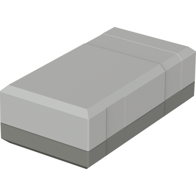 BOPLA EG-1240 - Carcasa de la serie elegante, 125 x 67 x 40 mm, IP40 BOPLA EG-1240 - Carcasa de la serie elegante, 125 x 67 x 40 mm, IP40