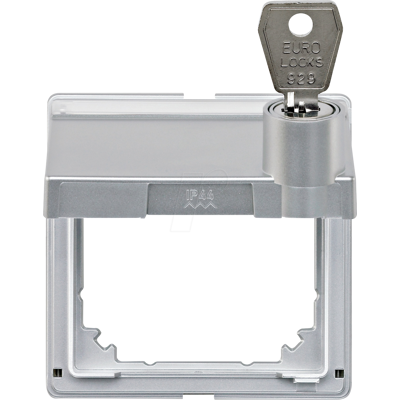 Merten 516360 Anillo intermedio aluminio - Tapa abatible, campo de rotulación Merten 516360 Anillo intermedio aluminio - Tapa abatible, campo de rotulación