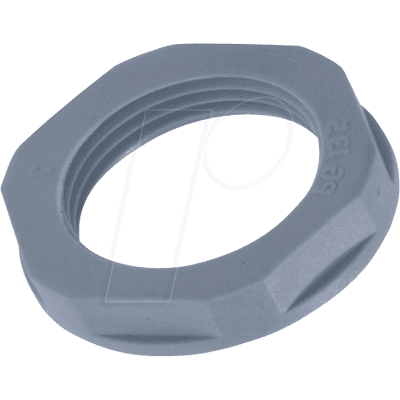 LAPP 53019030 - Contratuerca, hexagonal, PG 13,5, ancho de llave 27 mm, gris pla LAPP 53019030 - Contratuerca, hexagonal, PG 13,5, ancho de llave 27 mm, gris pla